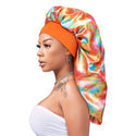 KISS - RED SILKY BONNET BRAID ASSORTED LUX TIEDYE