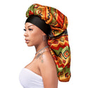 KISS - RED SILKY BONNET BRAID ASSORTED LEO AZTEC