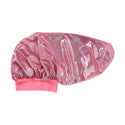 KISS - RED GLITTER BRAID BONNET PINK PEARL