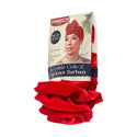 KISS - RED RITZY VELVET TOP KNOT TURBAN RED