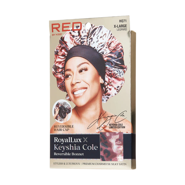 KISS - RED ROYALLUX REVERSIBLE BONNET XL LEO