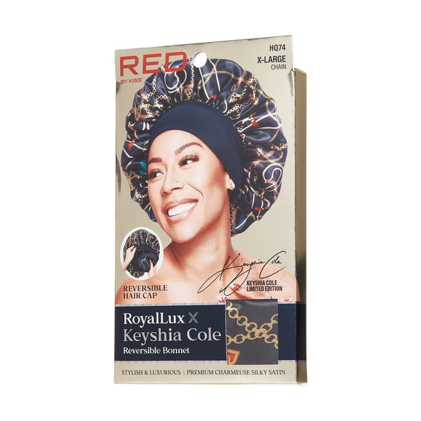 KISS - RED ROYALLUX REVERSIBLE BONNET X-LARGE CHAIN