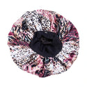 KISS - RED ROYALLUX REVERSIBLE BONNET SUPER JUMBO LEOPARD