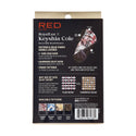 KISS - RED ROYALLUX REVERSIBLEBONNET BRAID LEOPARD