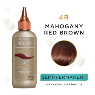 Buy 4r-mahogany-red-brown CLAIROL - Beautiful Collection Advanced Gray Solution Semi-Permanent Color