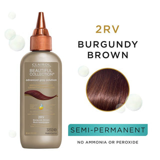 Buy 2rv-burgundy-brown CLAIROL - Beautiful Collection Advanced Gray Solution Semi-Permanent Color