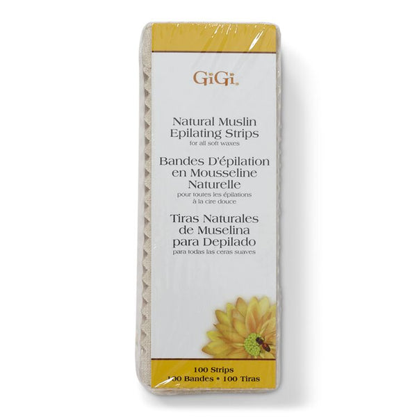 GiGi - Natural Muslin Epilating Strips For All Soft Waxes