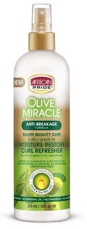 African Pride - Olive Miracle 7-IN-1 Leave-In Moisture Restore Curl Refresher