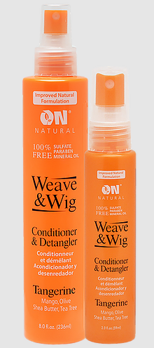 The Next Image - On Natural Weave & Wig Conditioner & Detangler Tangerine