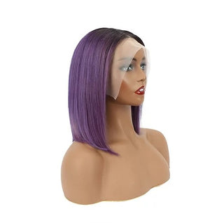 Buy t1b-purple BELLATIQUE - 100% Virgin Brazilian Remy Full HD Lace Wig  CINDY (100% Human Hair)