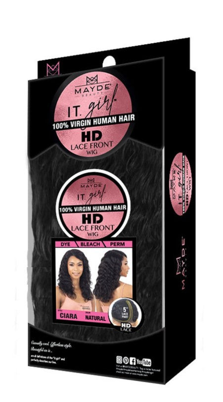 MAYDE - IT. GIRL 100% Virgin Human HD Lace Front Wig CIARA (100% Human)