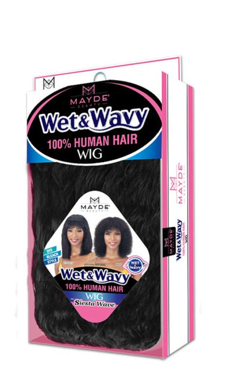 MAYDE - Wet&Wavy 100% Human Hair SIESTA WAVE Wig (100% Human)