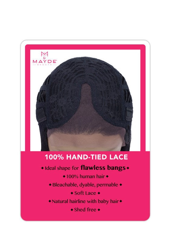 MAYDE - Lace Bang Frontal 100% Human Hair LOOSE DEEP (100% HUMAN)