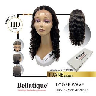 BELLATIQUE - 15A Quality HD Lace I-PART WIG JANE (HUMAN HAIR)