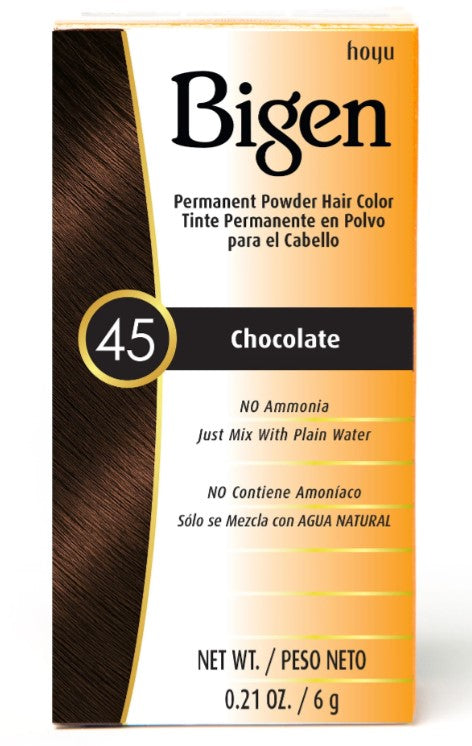 Bigen - Permanent Powder Hair Color 45 Chocolate