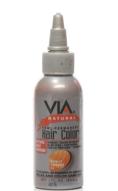 VIA - Natural Semi-Permanent Hair Color SUNLIT ORANGE 32