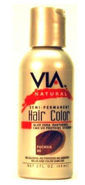 VIA - Natural Semi-Permanent Hair Color FUCHSIA 80