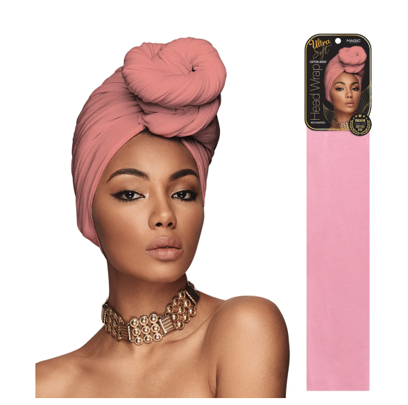 MAGIC COLLECTION - Ultra Soft Cotton Jersey Head Wrap (8 Colors)
