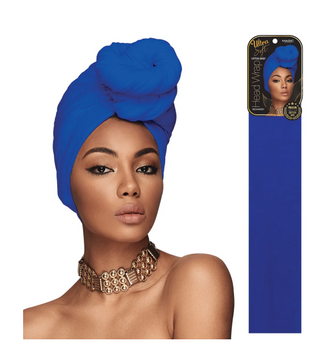 Buy royal-blue MAGIC COLLECTION - Ultra Soft Cotton Jersey Head Wrap (8 Colors)