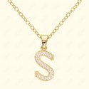 GNS - Initial Necklace Gold