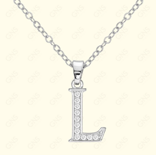 GNS - Initial Necklace Silver