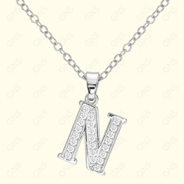 GNS - Initial Necklace Silver