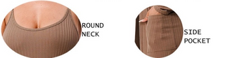 Ellie & Kate - Round Neck Sleeveless Romper & Long Sleave Cardigan W/Pocket 2PCs Set