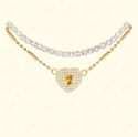 GNS - Heart Gold Bracelet (CZB63G)