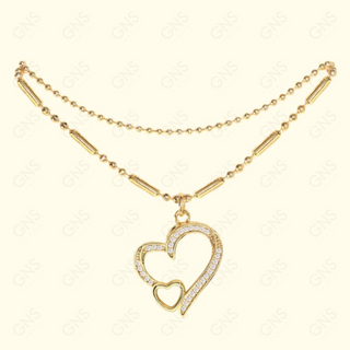 GNS - Heart Gold Anklet (CZA04G)