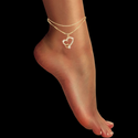 GNS - Heart Gold Anklet (CZA04G)