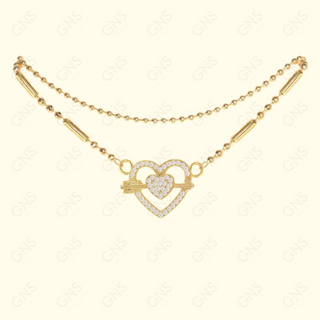 GNS - Heart Gold Anklet (CZA71G)