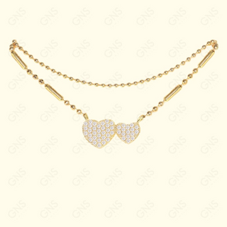 GNS - Heart Gold Anklet (CZA53G)