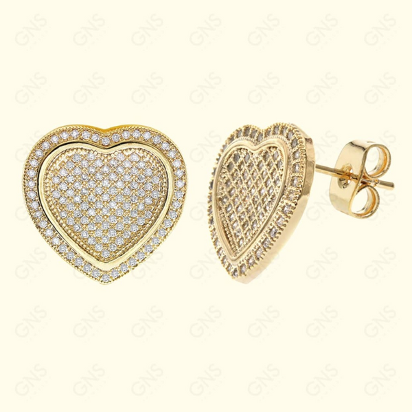 GNS - Heart Gold Earring