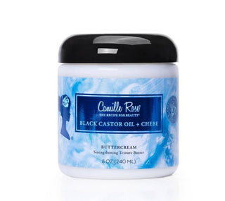 Camille Rose - Black Castor Oil + Chebe Butter Cream Strengthening Texture Butter