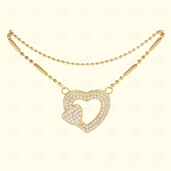 GNS - Heart Gold Anklet (CZA58G)