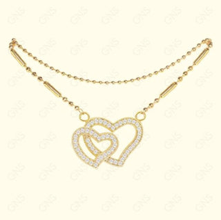 GNS - Heart Gold Anklet (CZA59G)