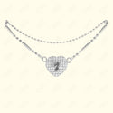 GNS - Heart Silver Anklet (CZA63S)