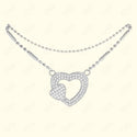 GNS - Heart Silver Anklet (CZA58S)