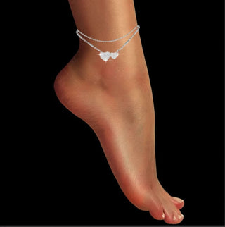 GNS - Heart Silver Anklet (CZA53S)
