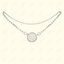 GNS - Circle Silver Anklet (CZA02S)