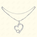 GNS - Heart Silver Anklet (CZA04S)