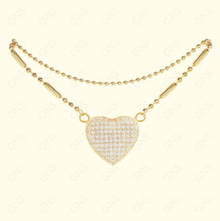 GNS - Heart Gold Anklet (CZA25G)