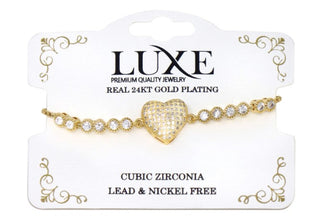C&L - LUXE CZ BRACELET GOLD (LXCB6G)