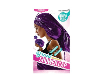 MAGIC COLLECTION - Braid Shower Cap Premium Quality Jumbo Plus ASSORTED