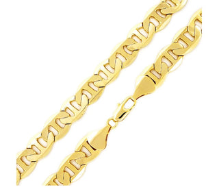 Joy Jewelry - Gold Necklace Chain Marine Dia Cut 4mm 20