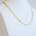 Joy Jewelry - Gold Necklace Chain Cuban Dia Cut 4mm 20