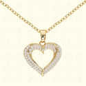 GNS - Gold Heart Necklace (CZN22G)