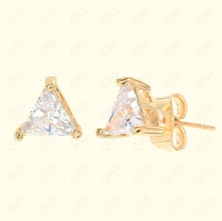 GNS - Gold Triangle Earring (CZ123G)