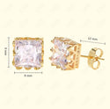 GNS - Gold Square Earring (CUSD9G)