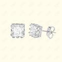 GNS - Silver Square Earring (CUSD7S)